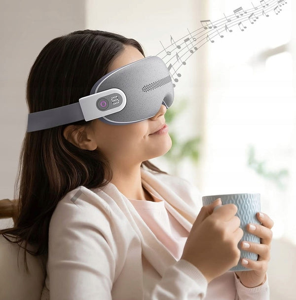 RENPHO R-G001 Okulary Masujące z Okienkiem – Ciepło, Wibracje, Bluetooth