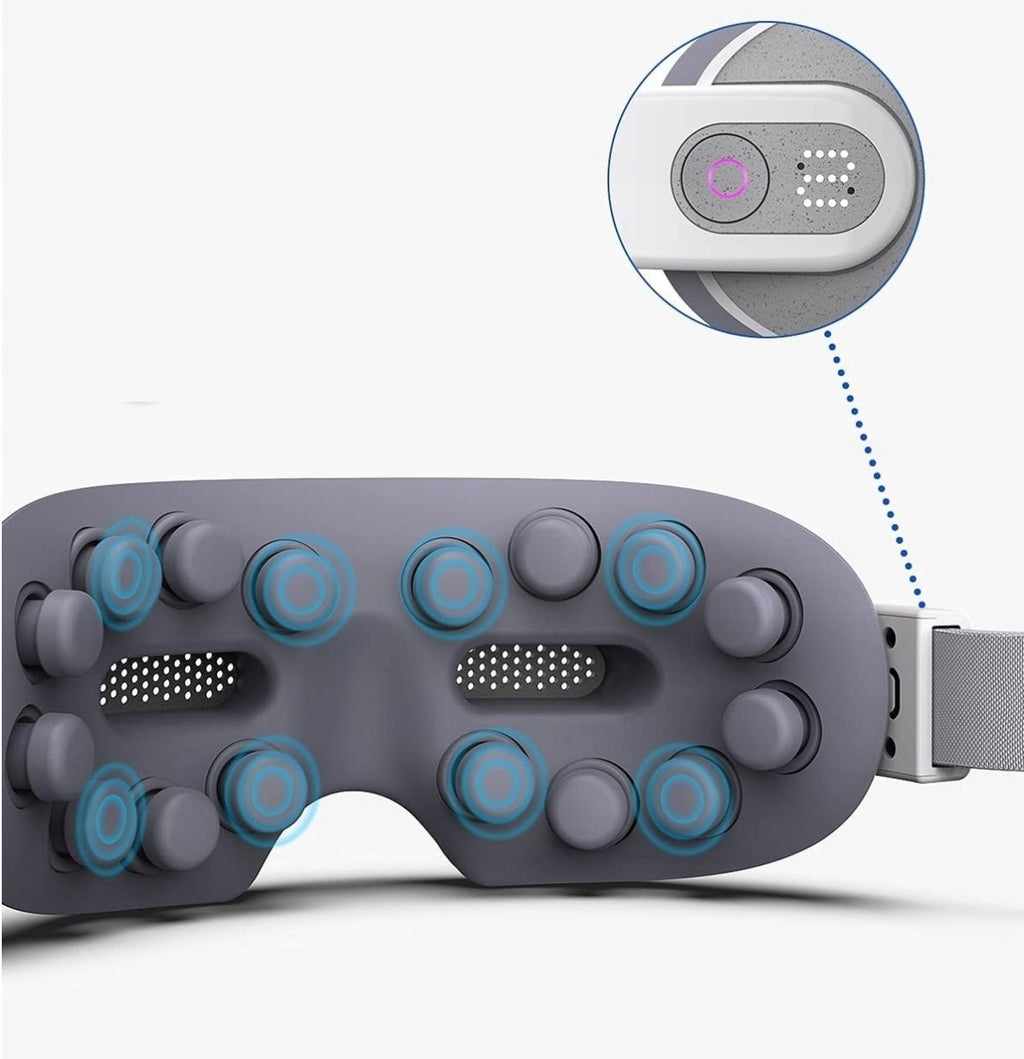 RENPHO R-G001 Okulary Masujące z Okienkiem – Ciepło, Wibracje, Bluetooth