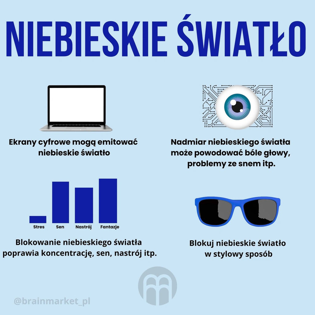 Okulary Stark Blokujące Niebieskie i Zielone Światło – Czerwone Soczewki (Czarne)
