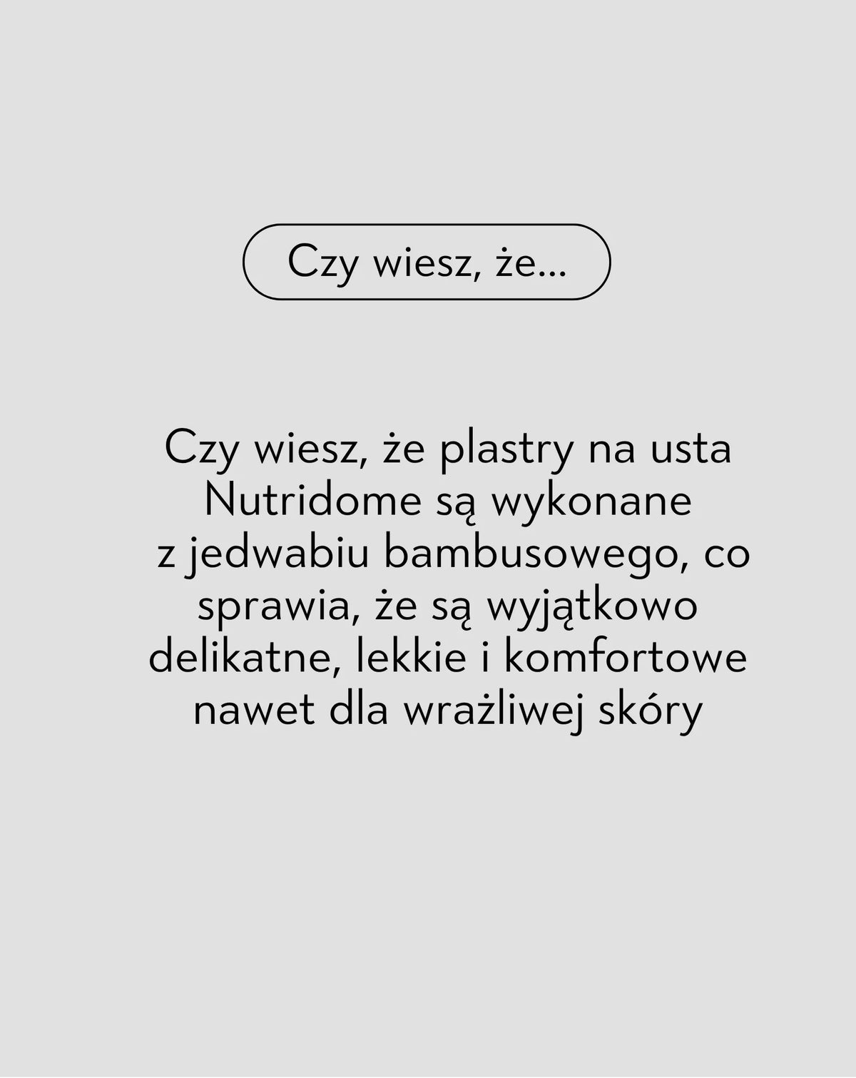 Nutridome Plastry na Usta z Jedwabiu Bambusowego (30 szt.) – Mouth Tape