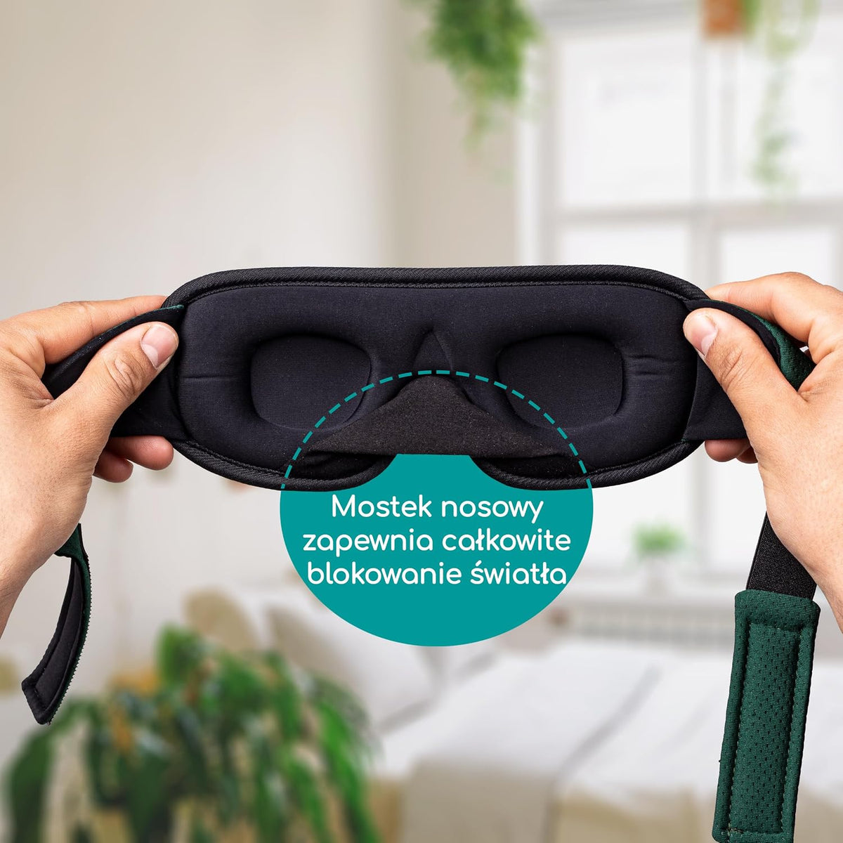 Medi Grade Profilowana Maska do Spania 3D + Zatyczki do Uszu i Etui