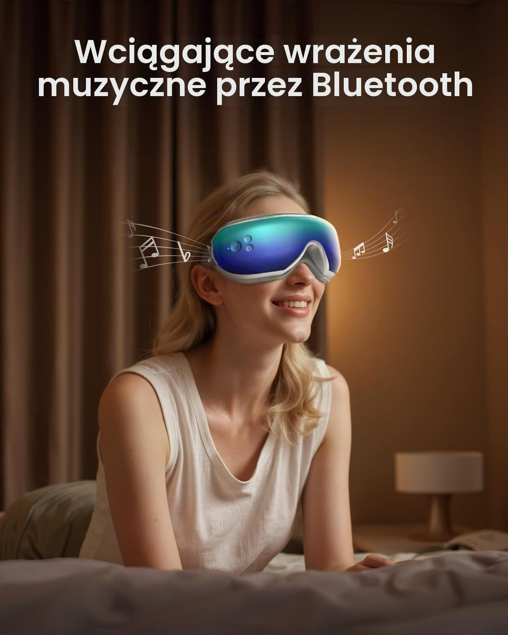 RENPHO Eyeris 3 Masażer do Oczu – Sterowanie Głosem, Ciepło i Chłód, Bluetooth