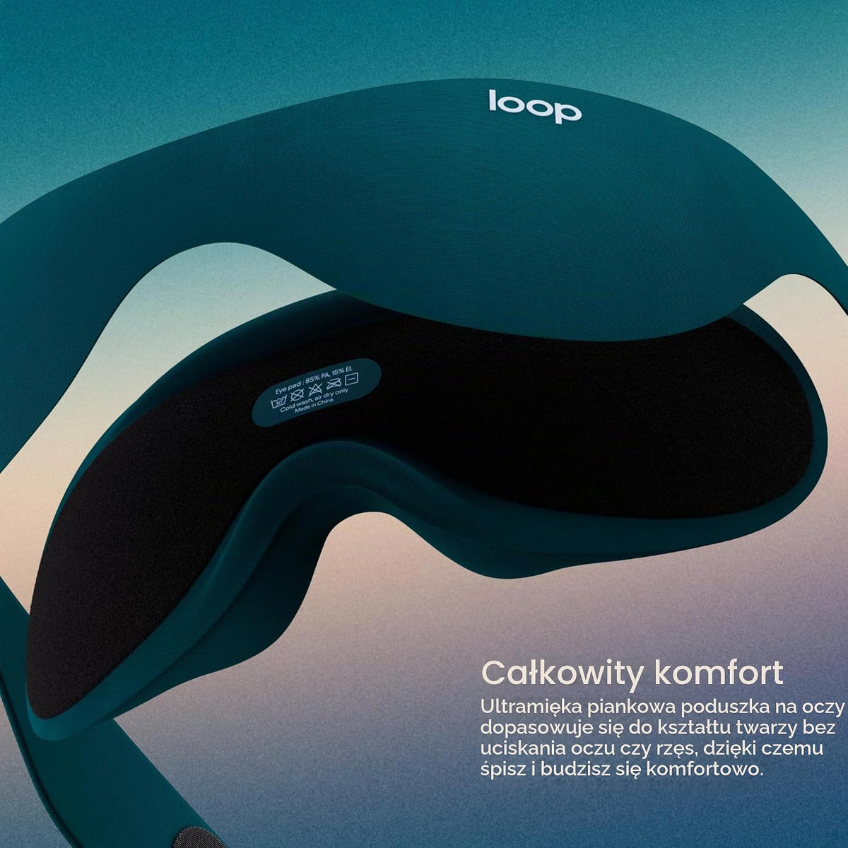Loop Eclipse Maska do Spania 3D – Total Blackout dla Śpiących na Boku