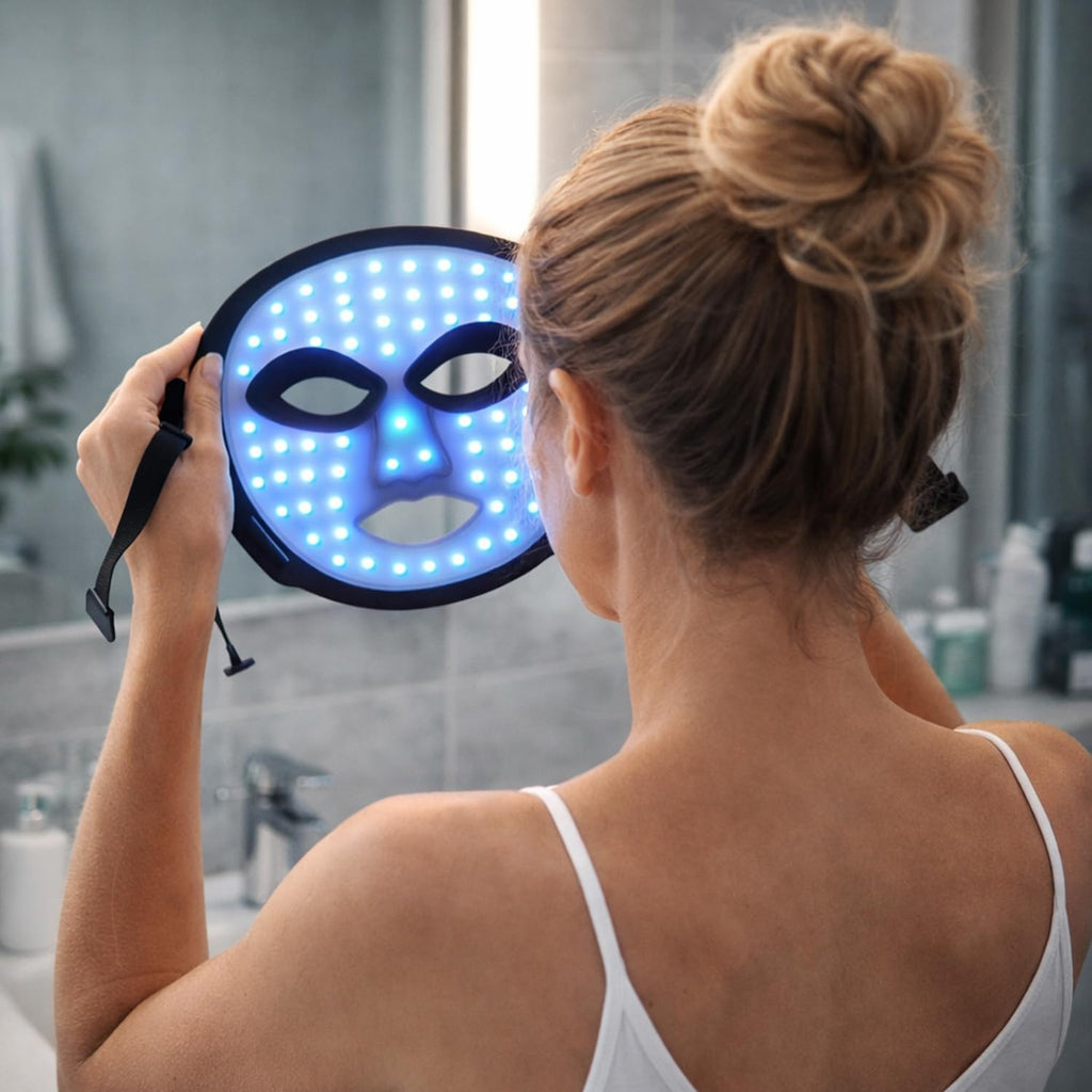 BEPER P302VIS100 Maska LED na Twarz – 7 Kolorów, z Pilotem