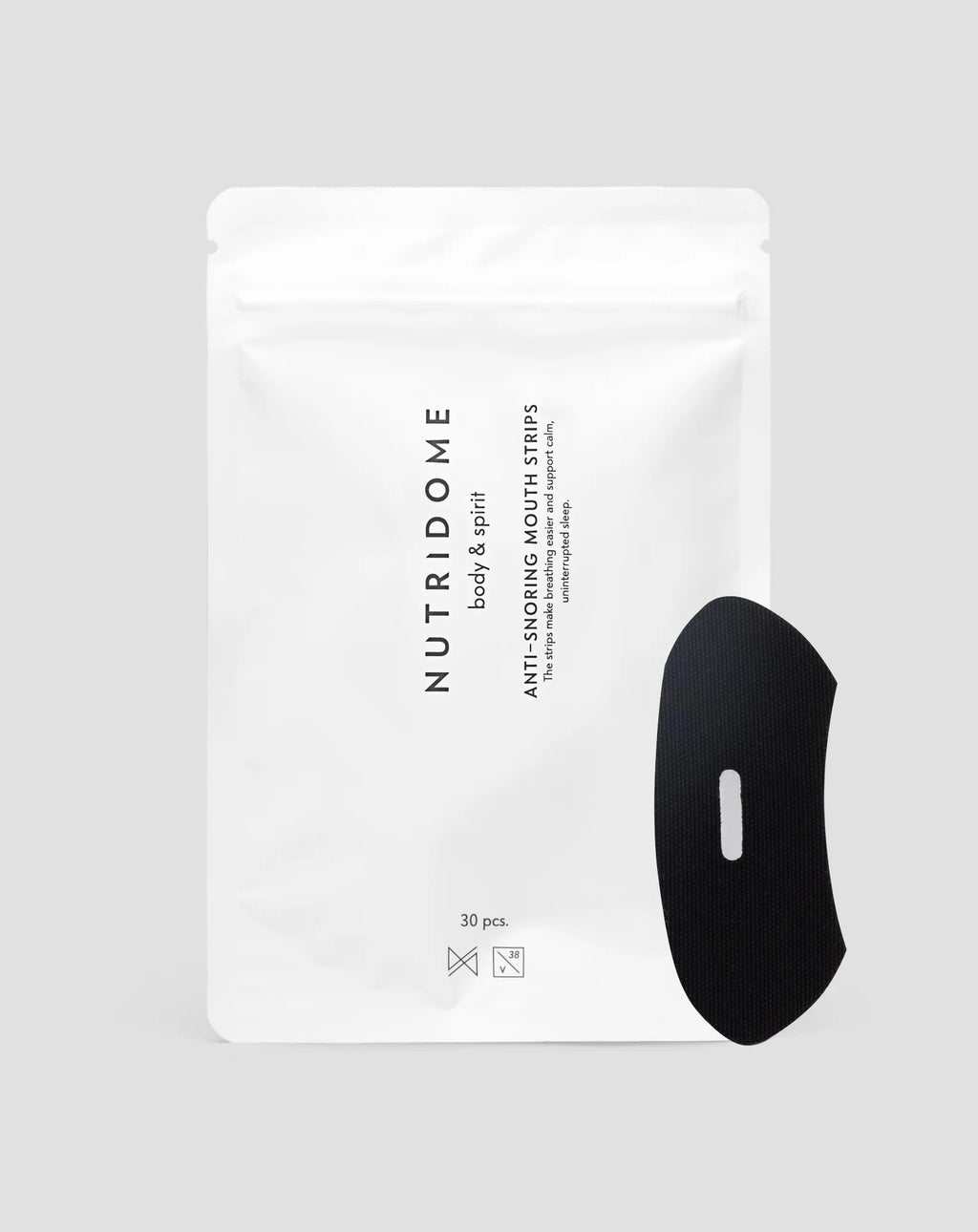 Nutridome Plastry na Usta z Jedwabiu Bambusowego (30 szt.) – Mouth Tape