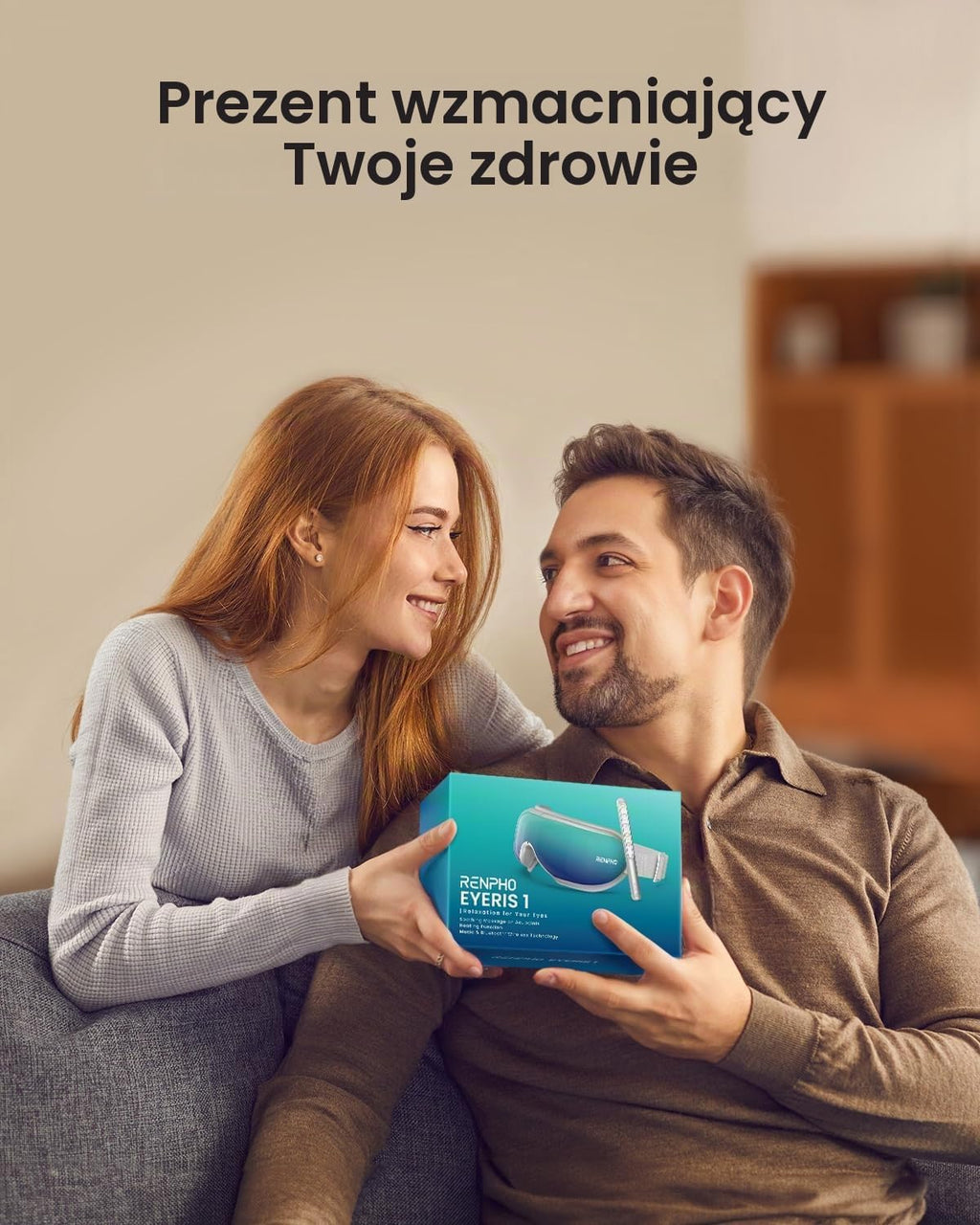 RENPHO Eyeris 3 Masażer do Oczu – Sterowanie Głosem, Ciepło i Chłód, Bluetooth