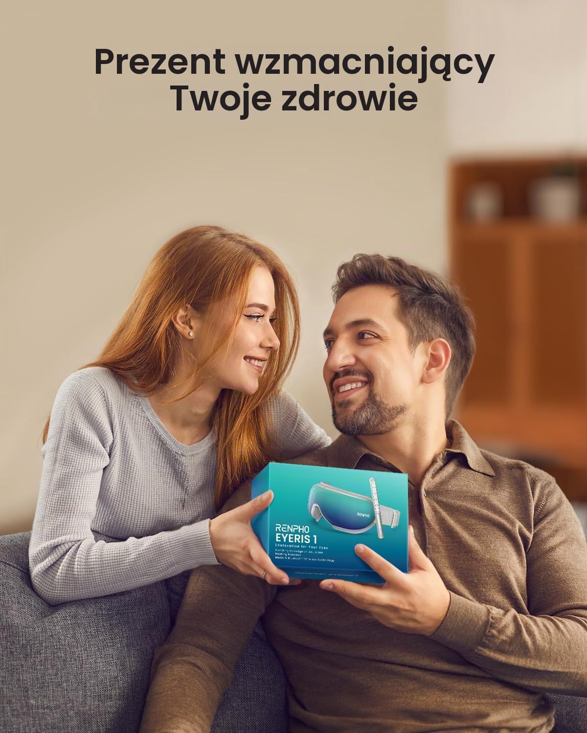 RENPHO Eyeris 3 Masażer do Oczu – Sterowanie Głosem, Ciepło i Chłód, Bluetooth