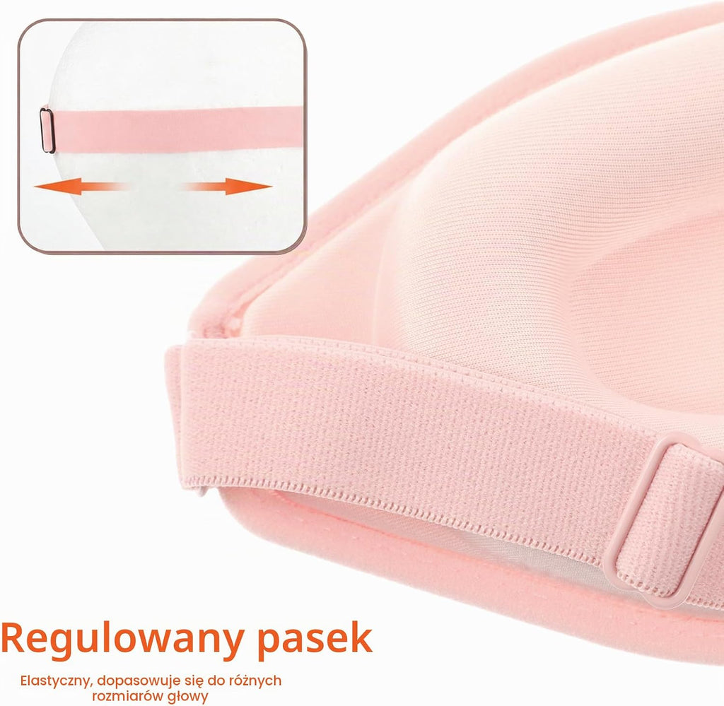 WLLHYF Profilowana Maska do Spania 3D – Jedwabista w Dotyku