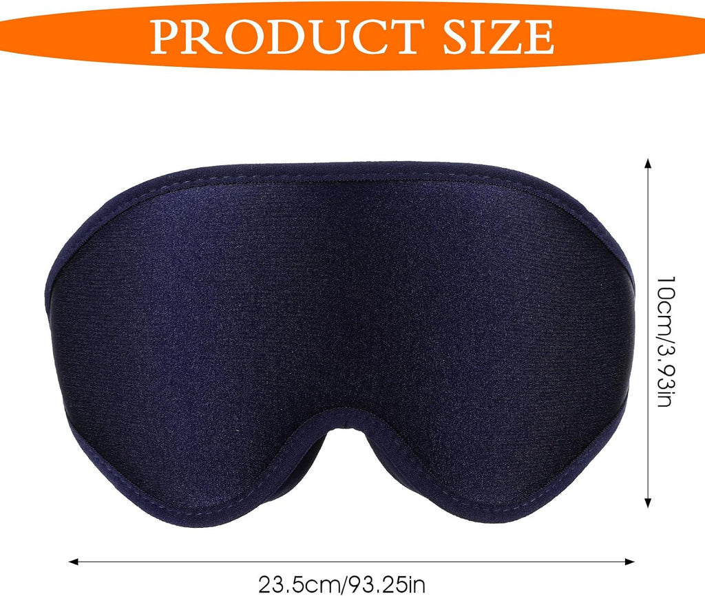 WLLHYF Profilowana Maska do Spania 3D – Jedwabista w Dotyku