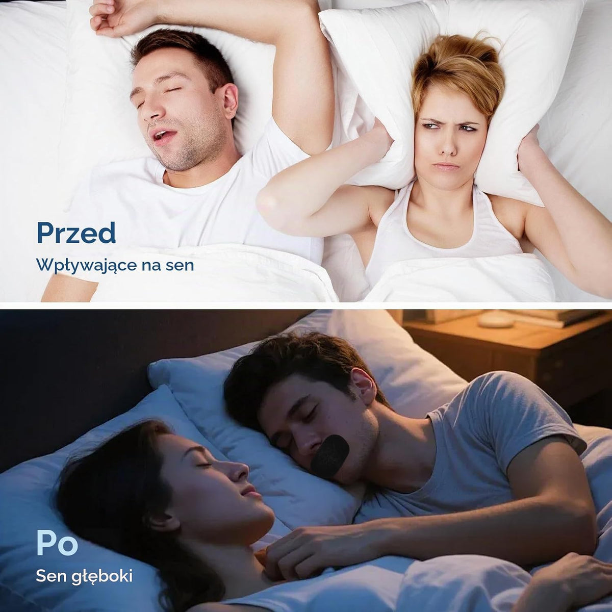 Zestaw Taśm na Usta do Spania (Mouth Tape) – Hipoalergiczne